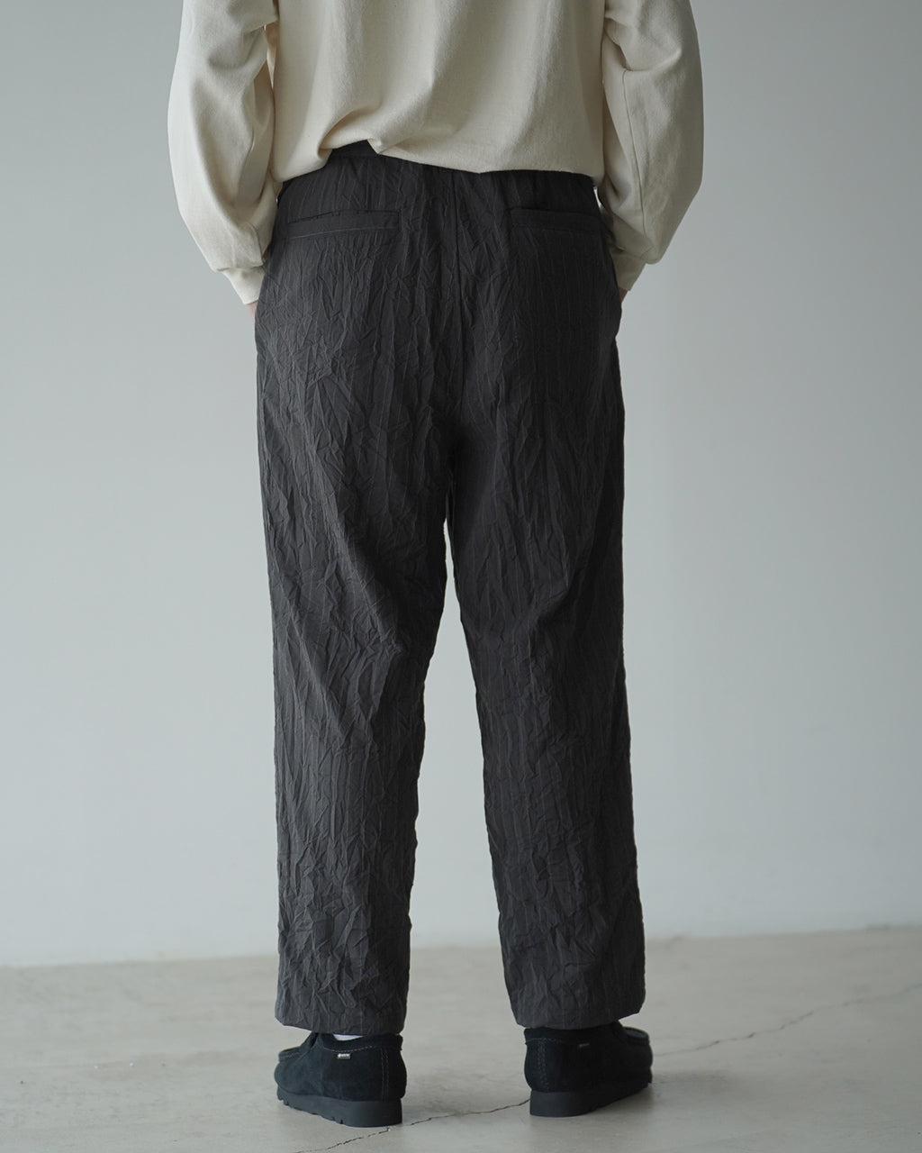 Creasy pleated pants PT09263