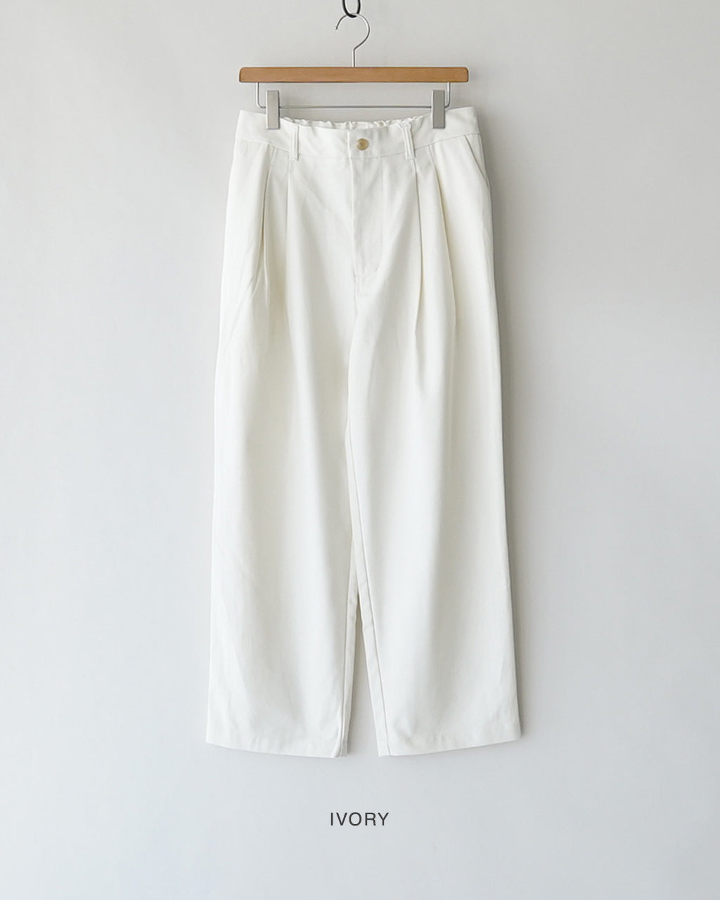 Deep tuck pressed pants PT05263