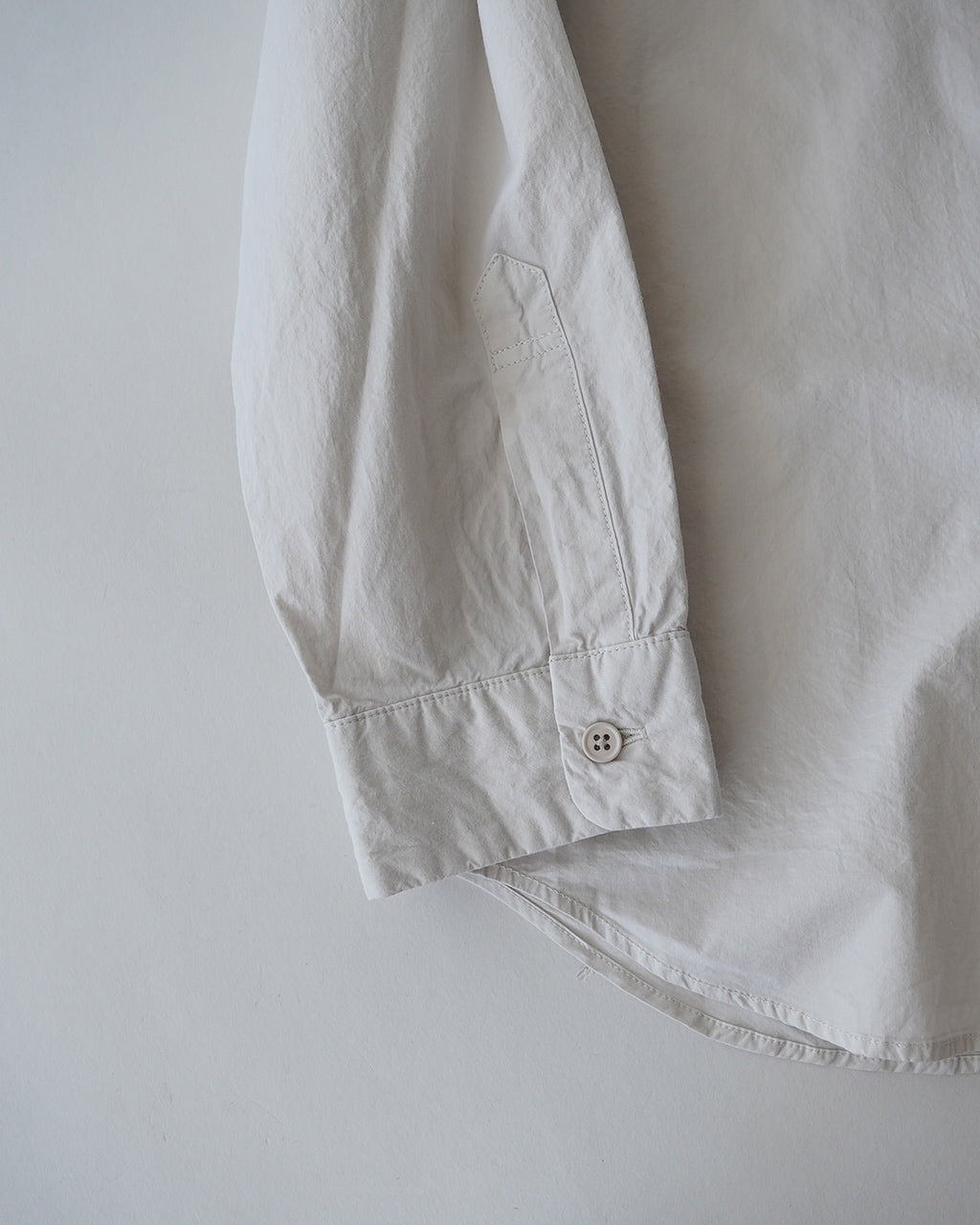 Garment-dye band collar shirt SH03263