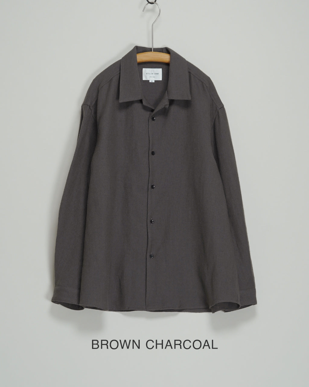 Linen wool open collar shirts SH03264