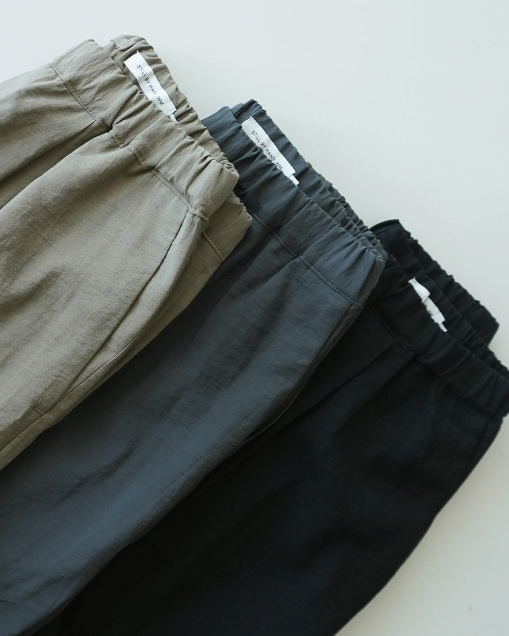 STILL BY HAND スティルバイハンド Rayon linen easy pants レーヨン リネン イージー パンツ | Crouka(クローカ)