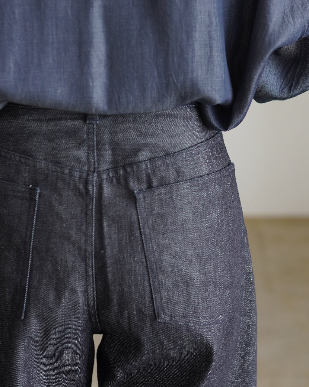 Selvedge Deep-Tuck Wide Denim Pants DN01253WM