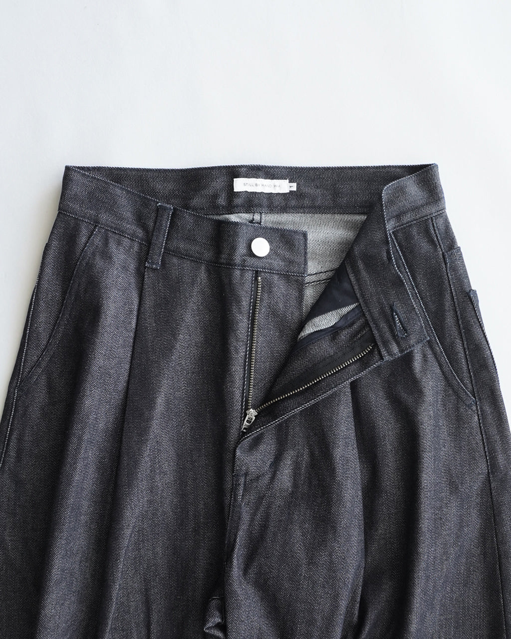 Selvedge Deep-Tuck Wide Denim Pants DN01253WM