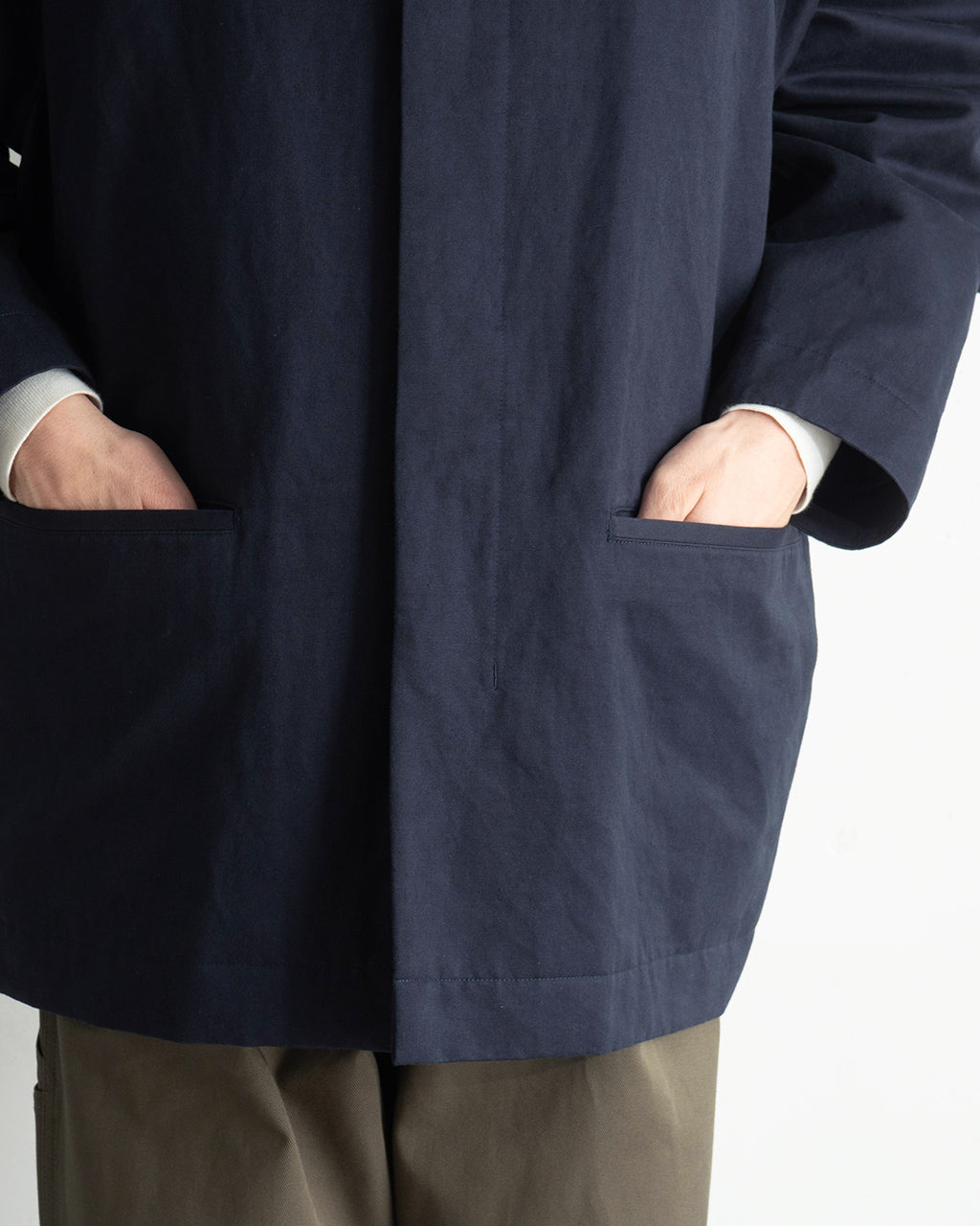 【SALE!20%OFF】ライナー付き ハーフコート ステンカラー コート CO01244