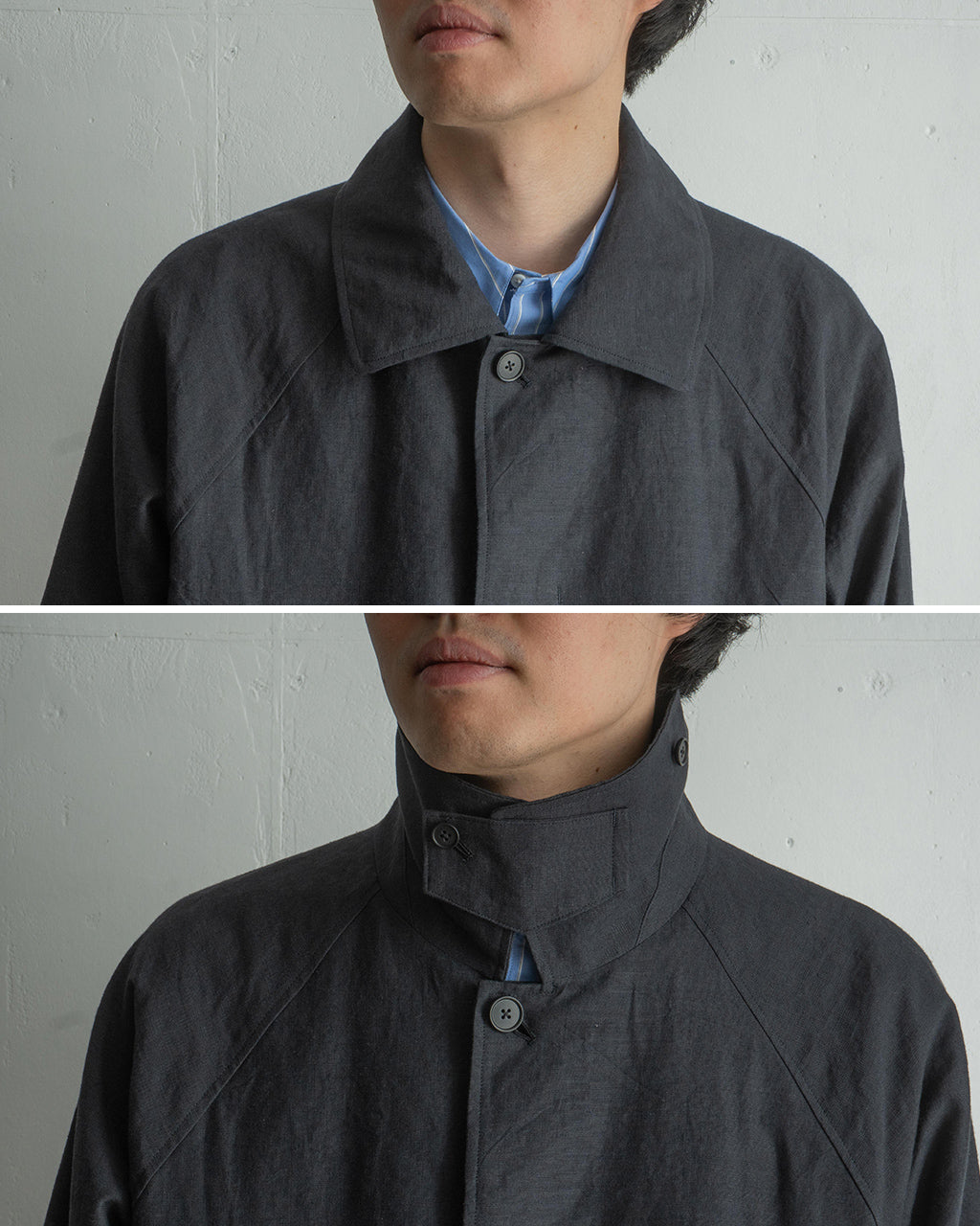 【SALE!40%OFF】リネンコットン ハーフコート Linen cotton half coat CO01251