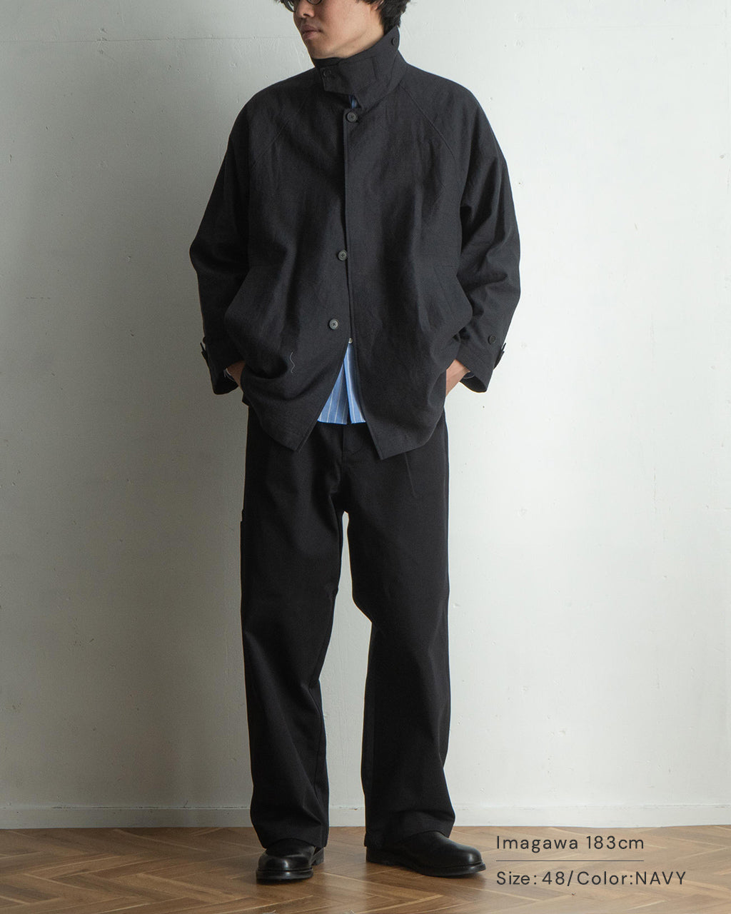 【SALE!40%OFF】リネンコットン ハーフコート Linen cotton half coat CO01251
