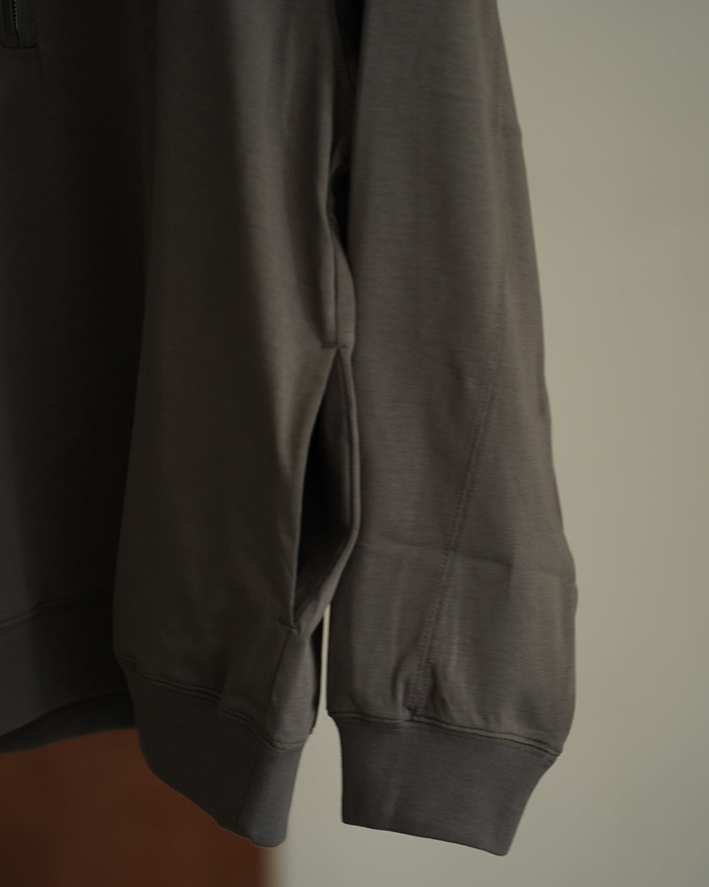 STILL BY HAND Zip up cotton jumper CS01253