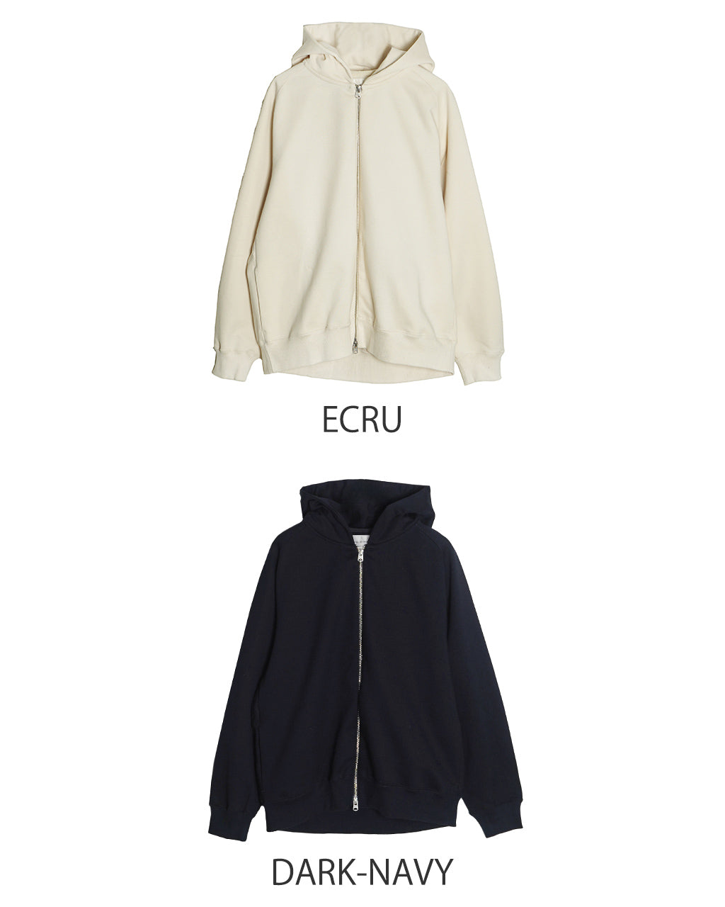 【SALE!30%OFF】フロントジップ パーカー フーディー カットソー CS02244