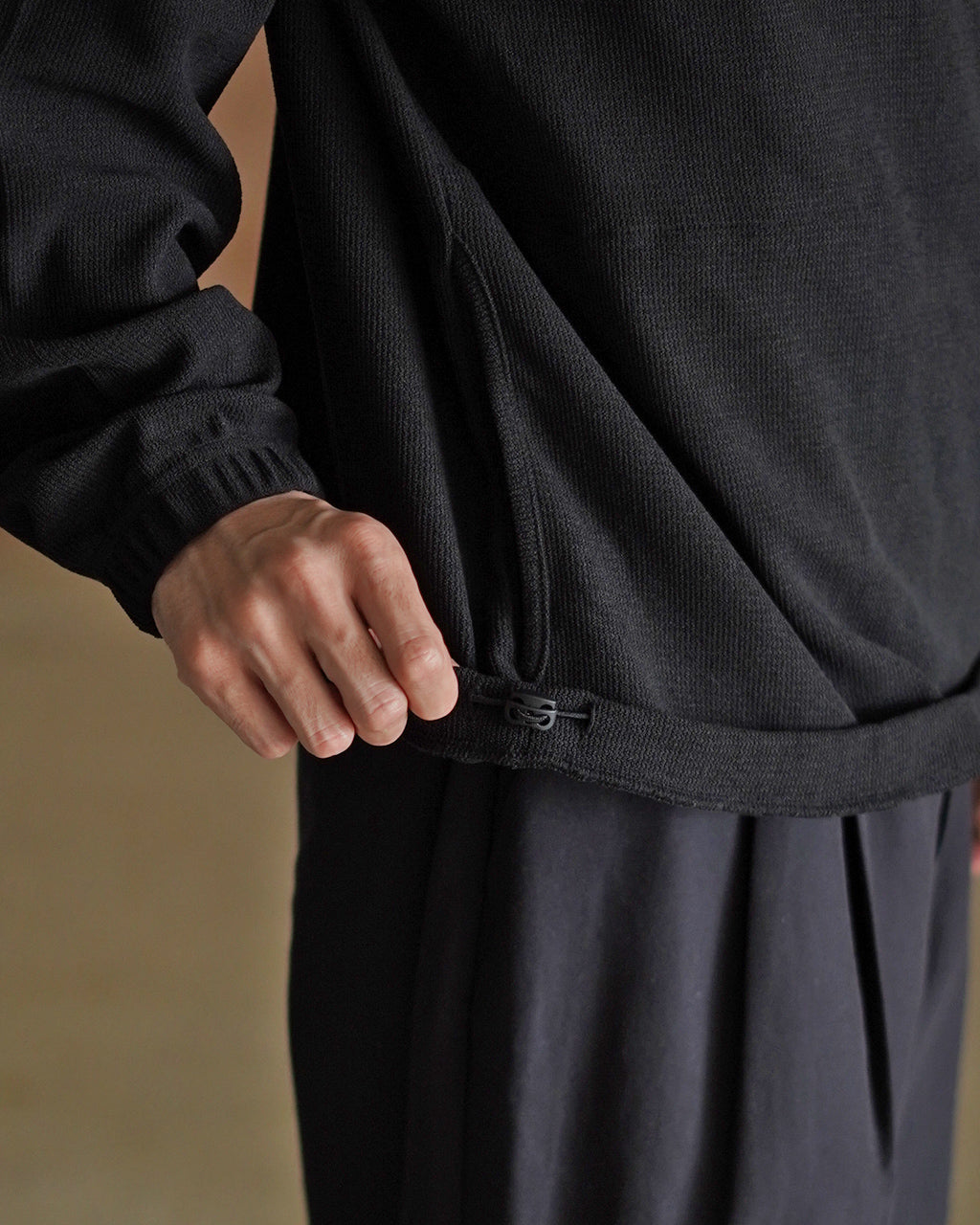 High neck zip up jumper CS09253