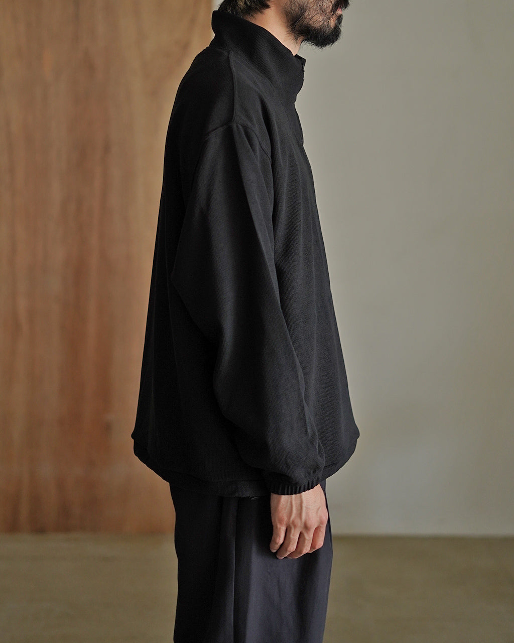 High neck zip up jumper CS09253