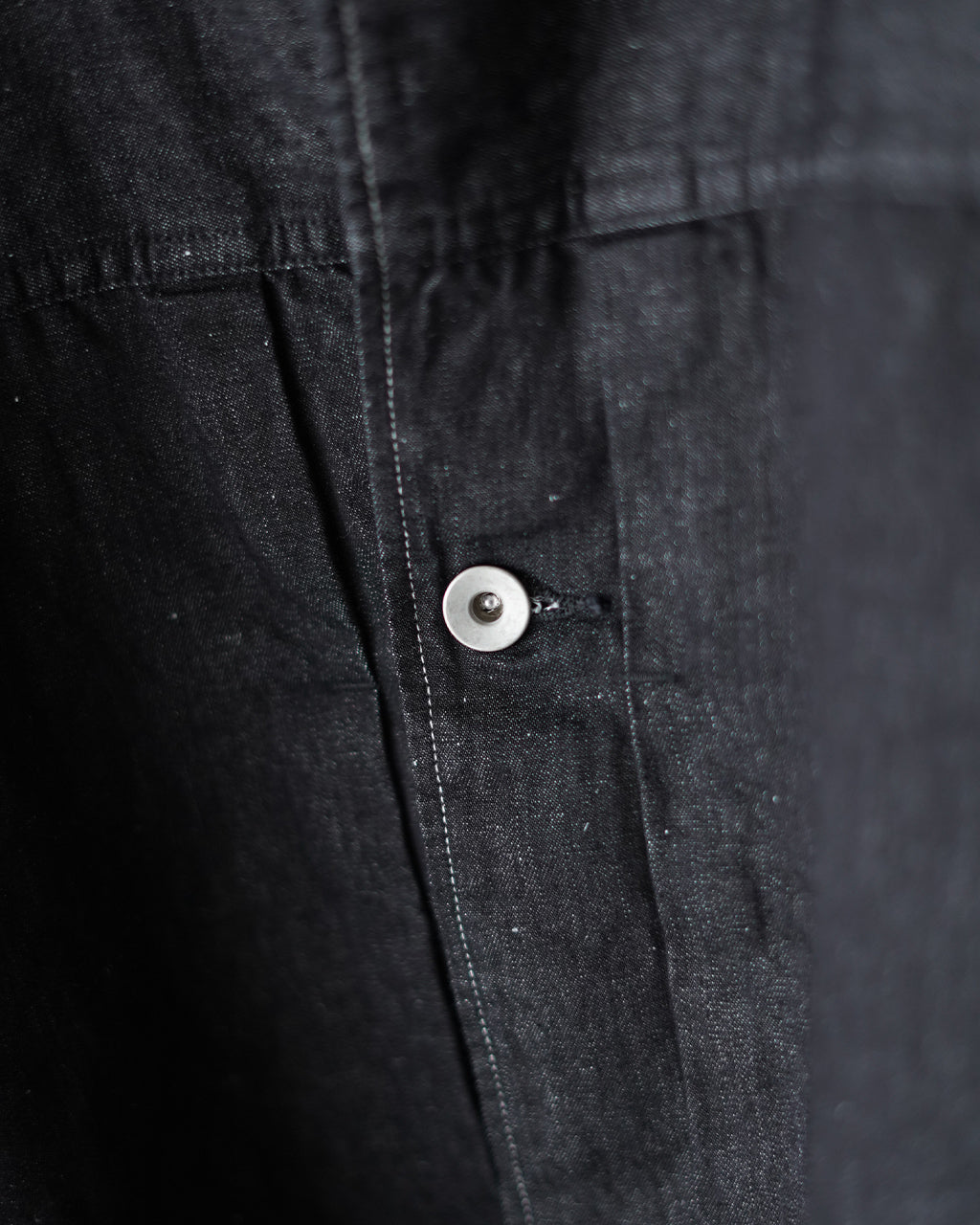 Hemp mixed denim blouson DN01261