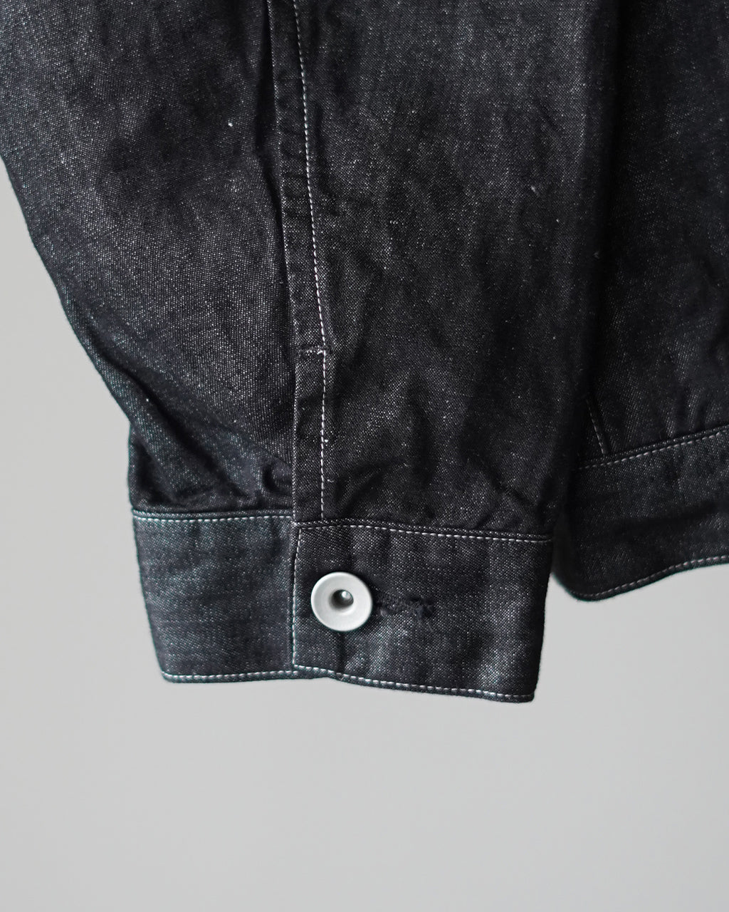 Hemp mixed denim blouson DN01261