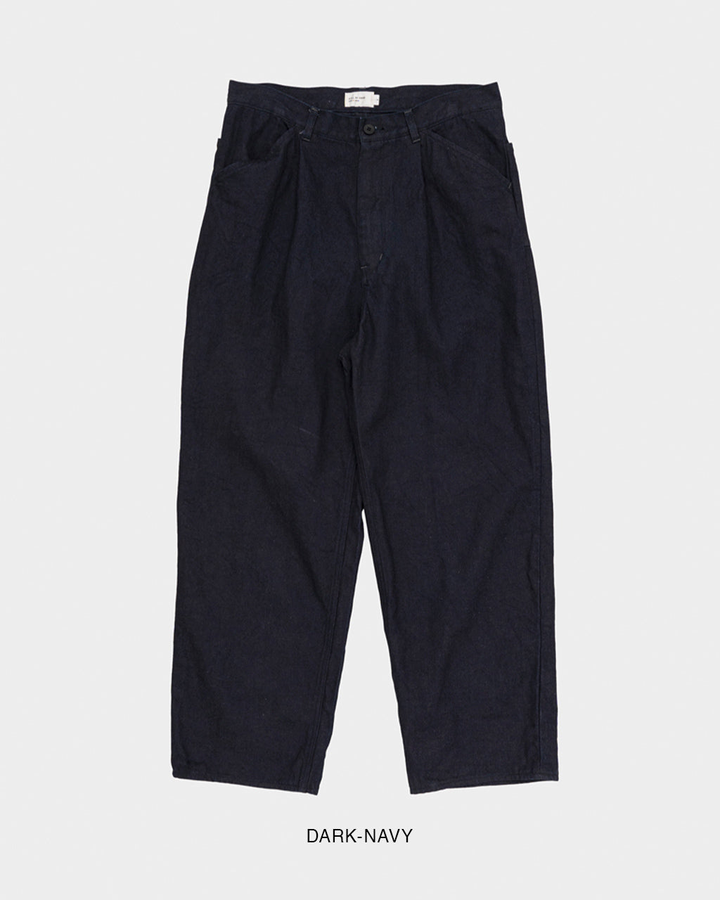 12oz denim 1 tuck pants DN02253
