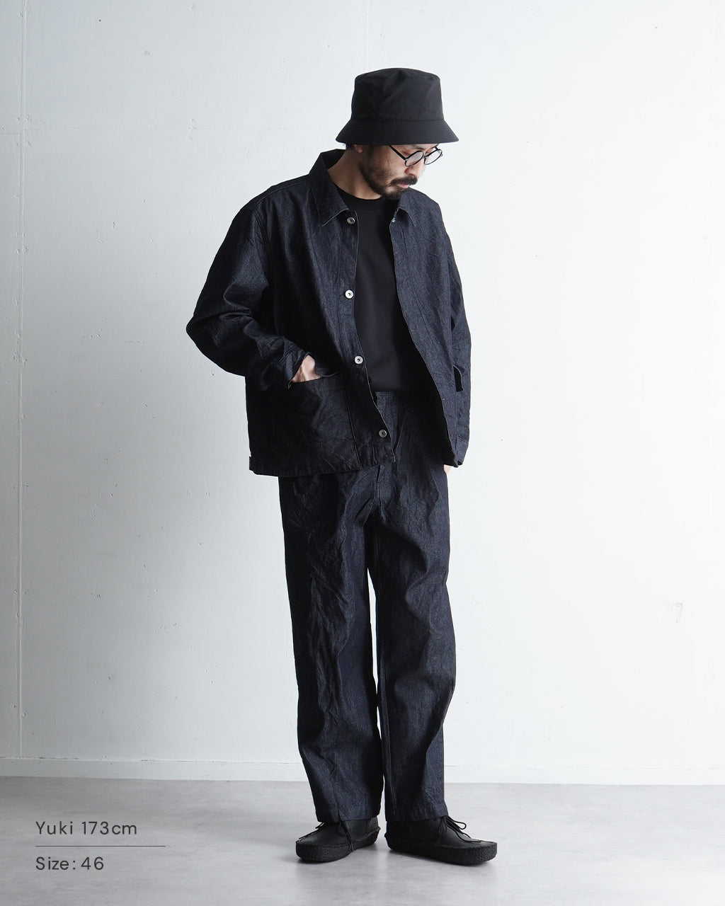 【SALE!30%OFF】10オンス デニム2タック パンツ フルレングス ボトムス デニムパンツ 10oz denim 2 tuck pants DN04251
