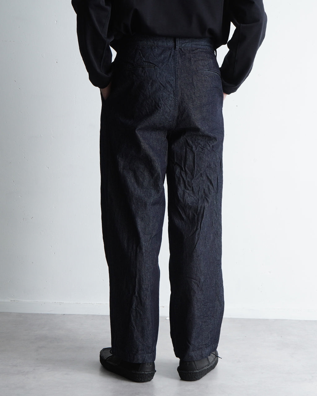 【SALE!30%OFF】10オンス デニム2タック パンツ フルレングス ボトムス デニムパンツ 10oz denim 2 tuck pants DN04251