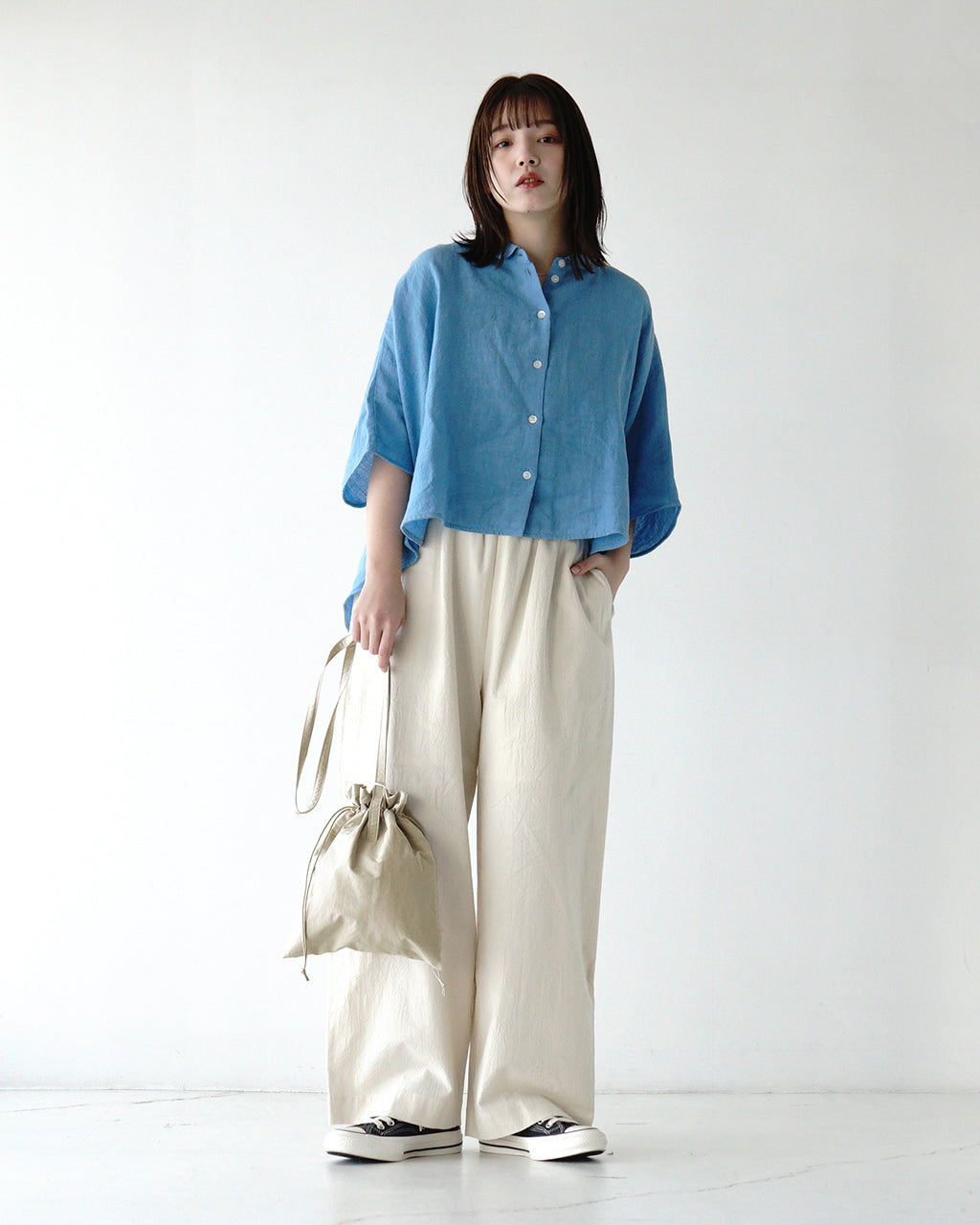 【SALE!30%OFF】巾着バッグ Cloth pouch ショルダーバッグ クロスポーチ 鞄 ミニバッグ GD06251