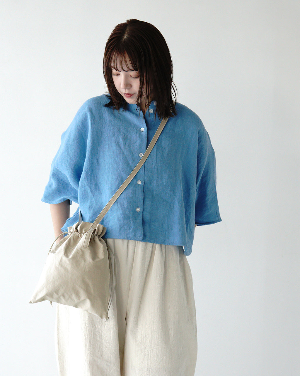 【SALE!30%OFF】巾着バッグ Cloth pouch ショルダーバッグ クロスポーチ 鞄 ミニバッグ GD06251