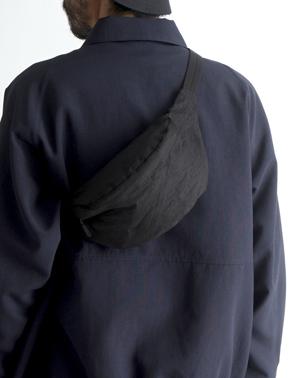 【SALE!40%OFF】ウエストバッグ リネン×和紙 WAIST BAG ボディバッグ サコッシュ ショルダー コンパクト 鞄 GD04251