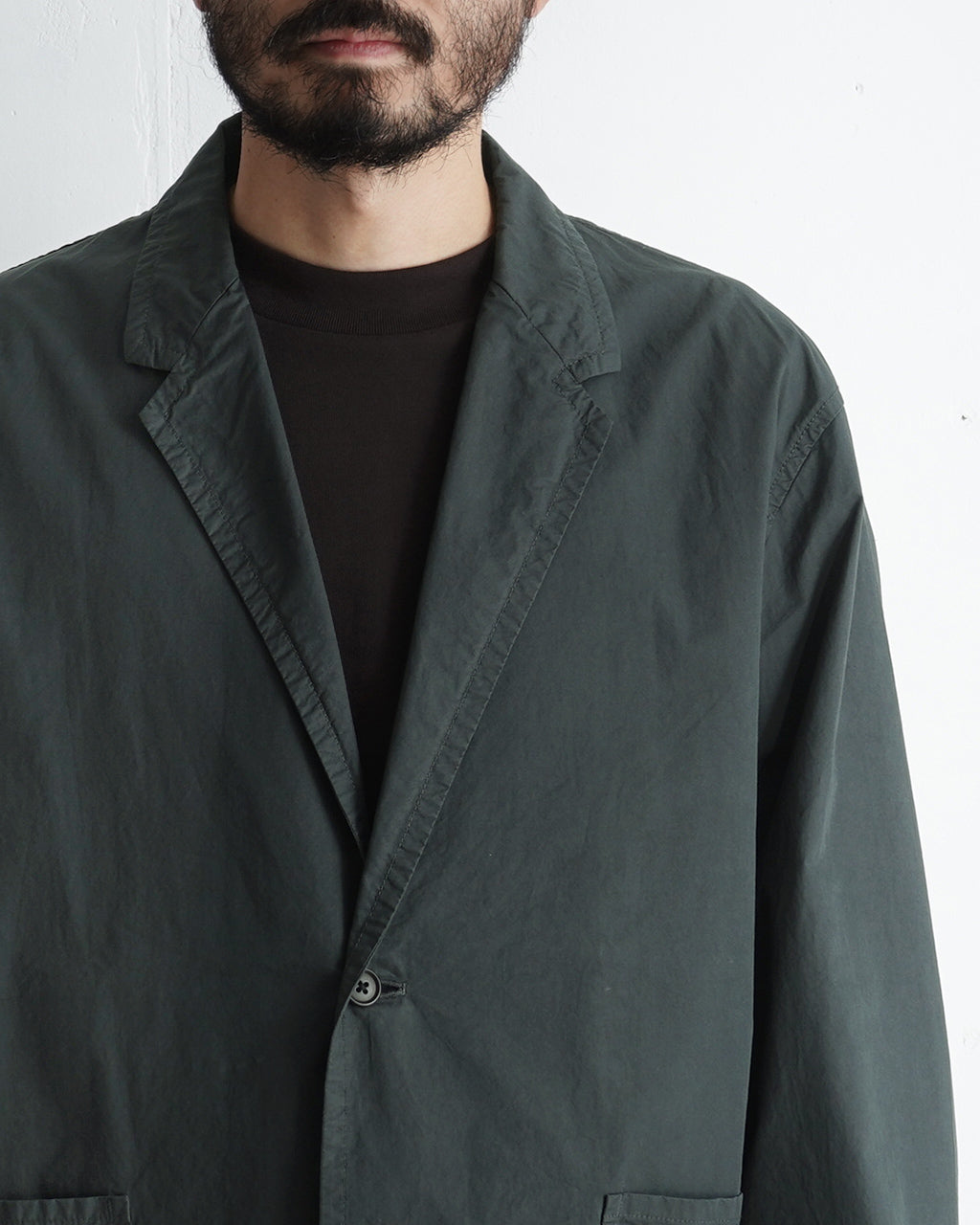 【SALE!40%OFF】テーラードジャケット ガーメントダイ コットン ライトジャケット Garment-dye 2B jacket シングル 2ボタン 羽織 ライトアウター JK01251