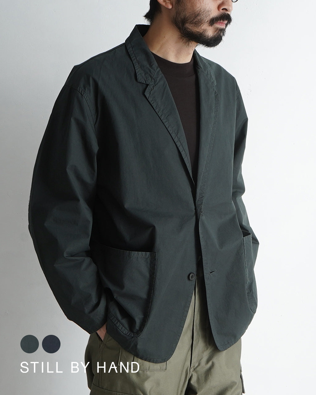 【SALE!40%OFF】テーラードジャケット ガーメントダイ コットン ライトジャケット Garment-dye 2B jacket シングル 2ボタン 羽織 ライトアウター JK01251