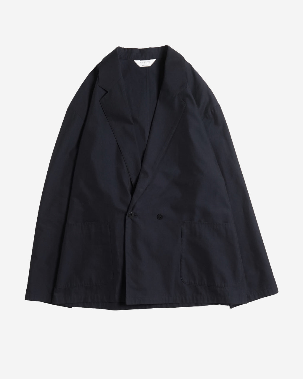 【SALE!20%OFF】セミダブルジャケット Cupro mixed easy jacket 羽織 オープンカラー イージージャケット テーラードジャケット セットアップ JK02251