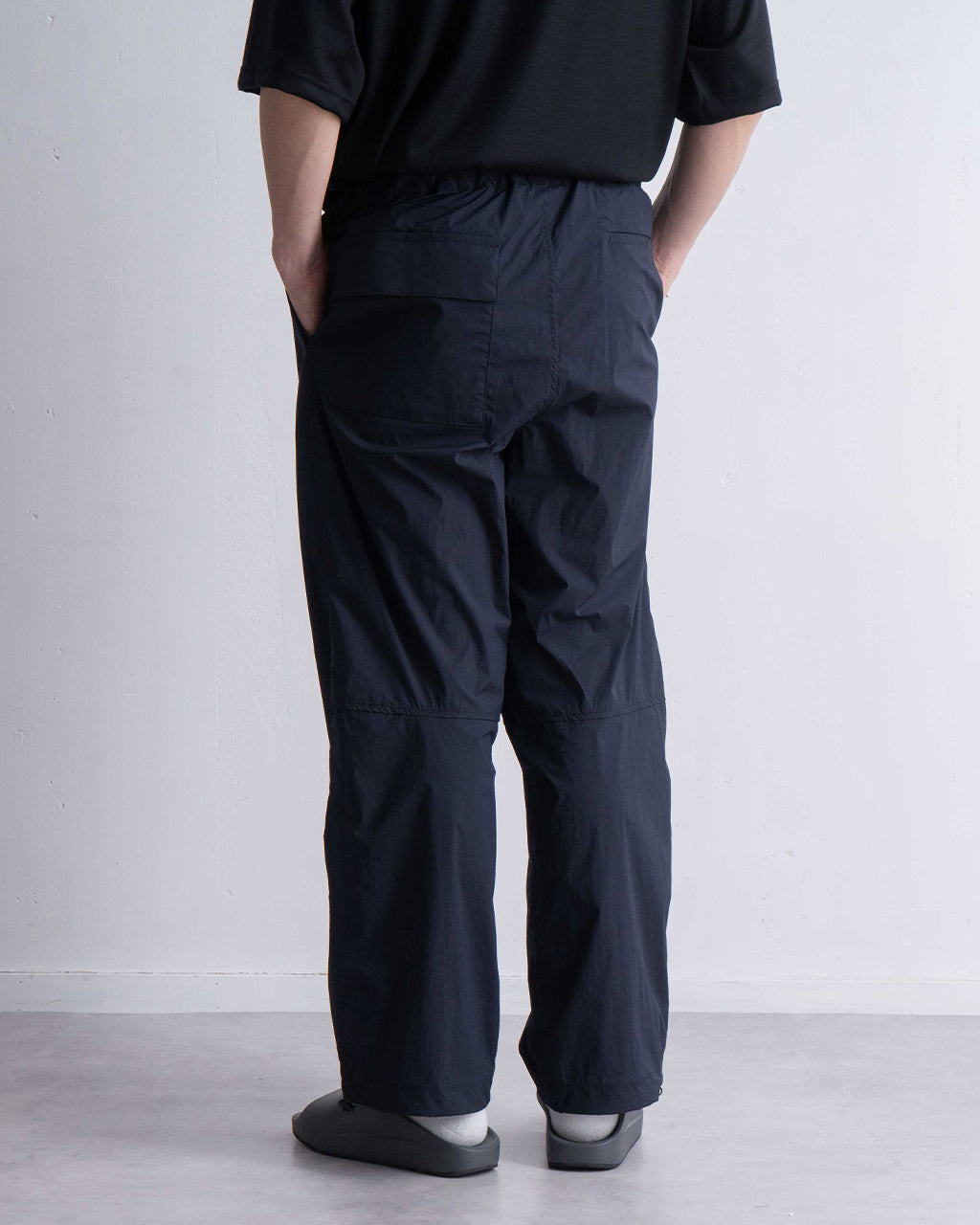 【SALE!20%OFF】ワイドパンツ イージーパンツ ドローコード ナイロン 軽量 セットアップ可 PT PT01252