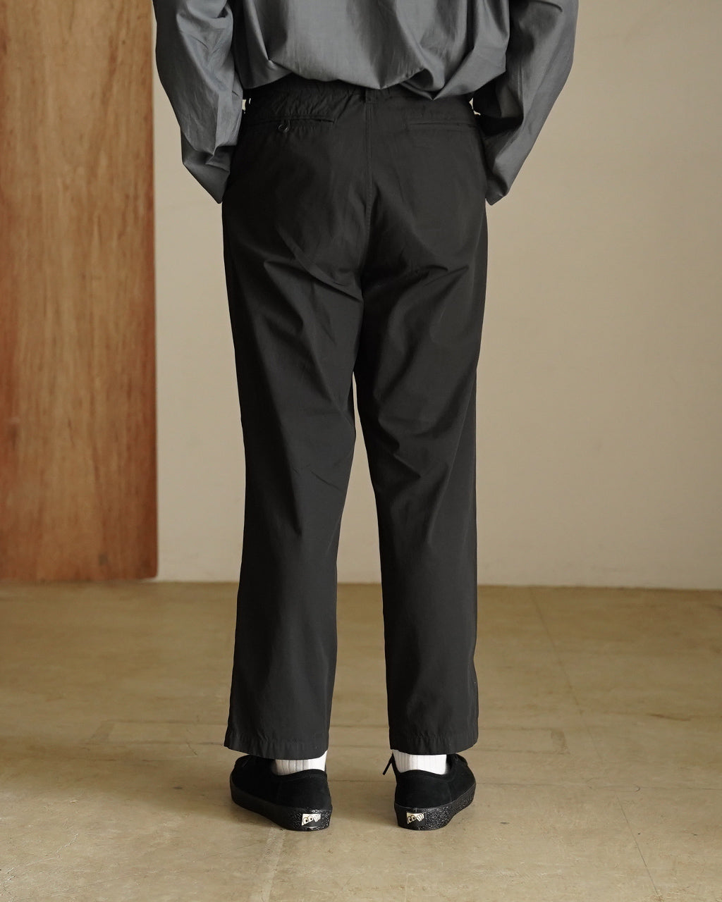 Garment-dye 2 pleat pants PT01261