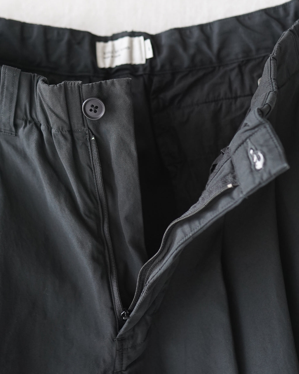 Garment-dye 2 pleat pants PT01261