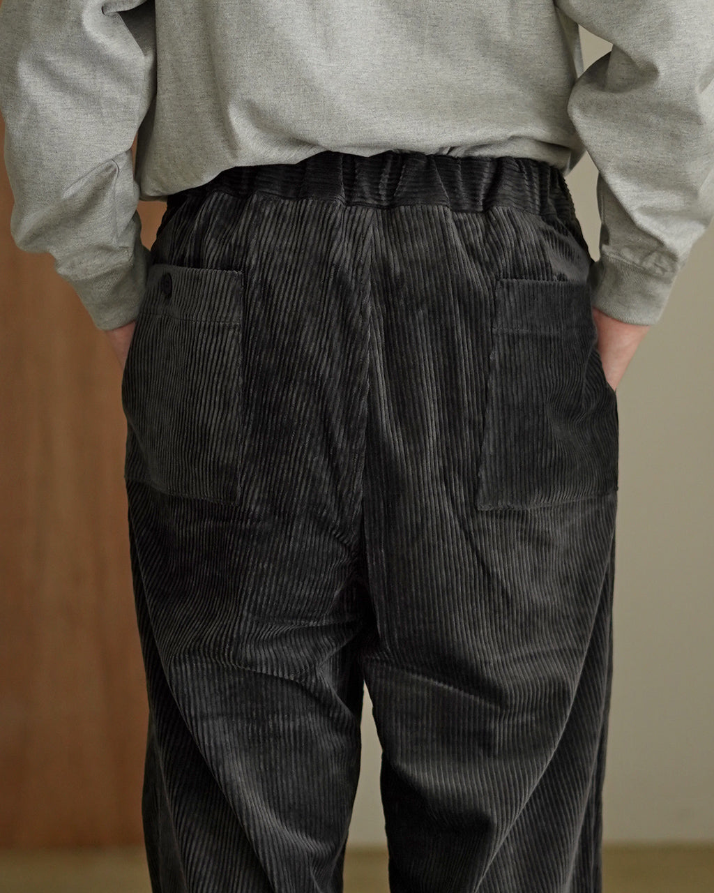 Corduroy easy pants PT03253