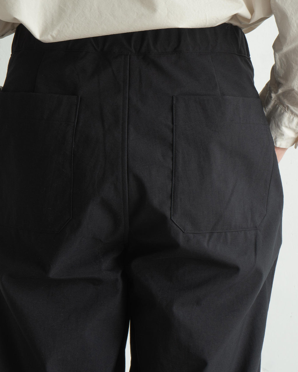 STILL BY HAND 스틸 바이 핸드 테이퍼드 팬츠 이지 슬랙스 이지 팬츠 탁 PANTS PT06244【무료우송】