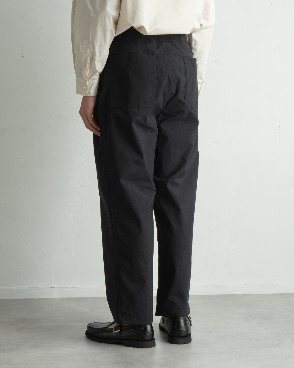 STILL BY HAND 스틸 바이 핸드 테이퍼드 팬츠 이지 슬랙스 이지 팬츠 탁 PANTS PT06244【무료우송】