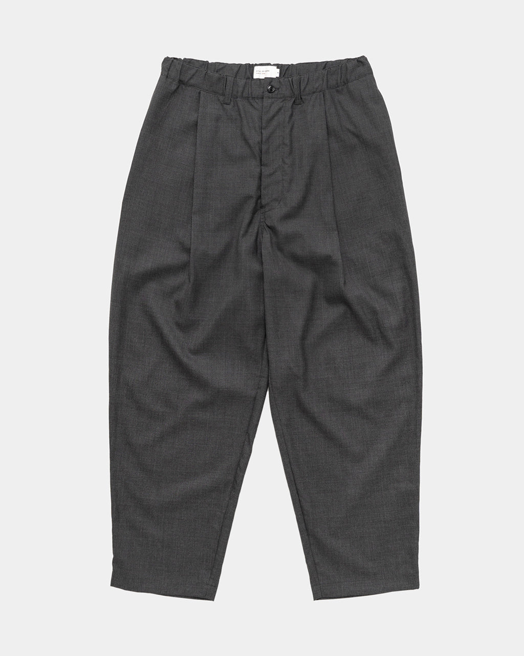 【SALE!20%OFF】サマーウール ワイドパンツ フルレングス ボトムス Summer wool wide pants PT06251 高級素材 テーパード クロップド丈 イージーパンツ