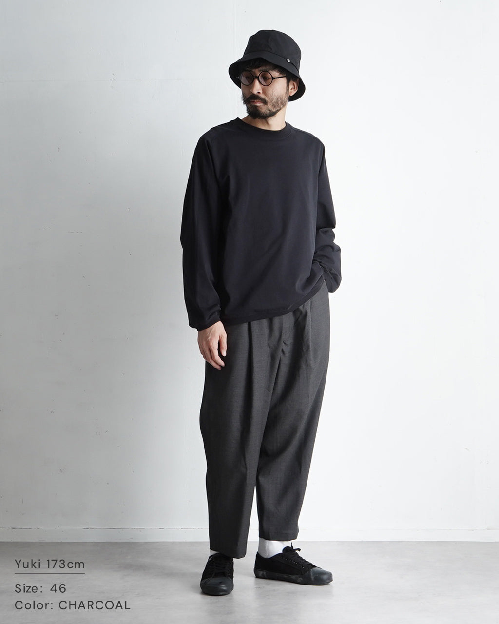 【SALE!20%OFF】サマーウール ワイドパンツ フルレングス ボトムス Summer wool wide pants PT06251 高級素材 テーパード クロップド丈 イージーパンツ