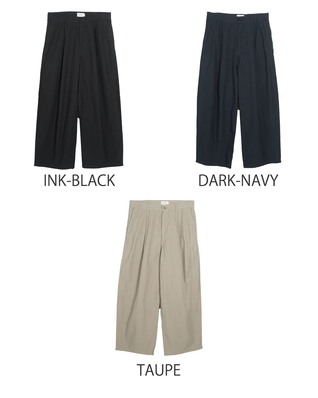 STILL BY HAND スティルバイハンド パンツ コットン タイプライター タックパンツ ワイドパンツ PT06252【送料無料】