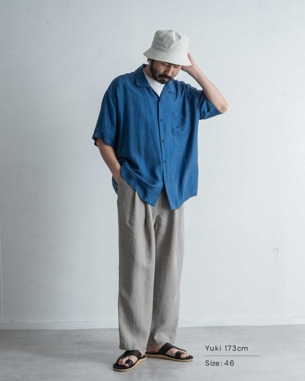 STILL BY HAND スティルバイハンド 2タック ワイドテーパード パンツ リネン PT07252【送料無料】
