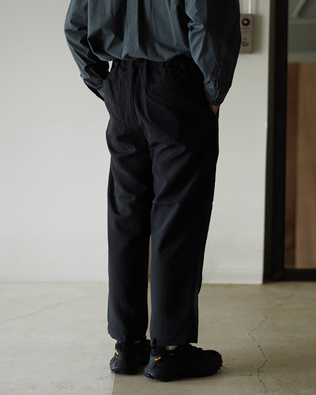 STILL BY HAND Elasticated easy pants PT07253