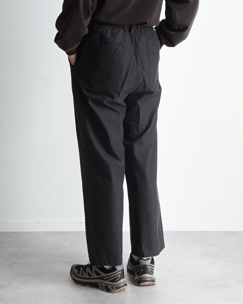 【SALE!30%OFF】コットン キュプラ ストレートパンツ Cupro mixed straight pants ボトムス イージーパンツ フルレングス PT08251