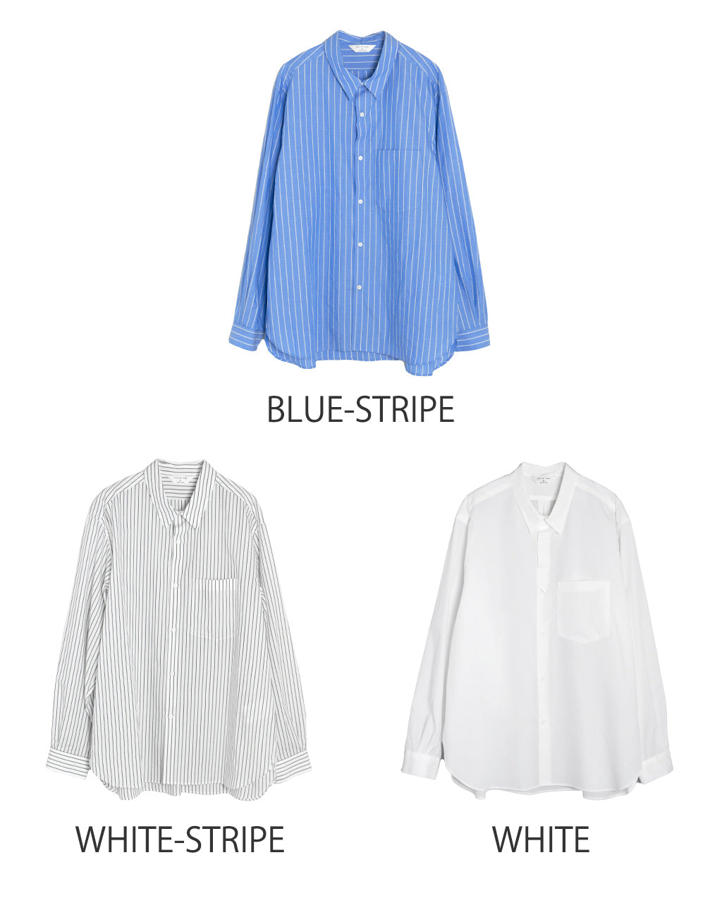 【SALE!30%OFF】レギュラーカラーシャツ Regular collar shirt 長袖 SH00221