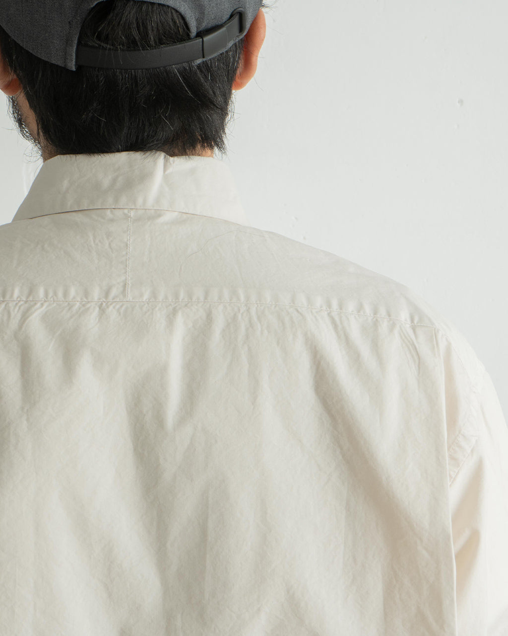 STILL BY HAND 스틸 바이 핸드 셔츠 오버사이즈 제품 염색 레귤러 칼라 SH01244【무료우송】