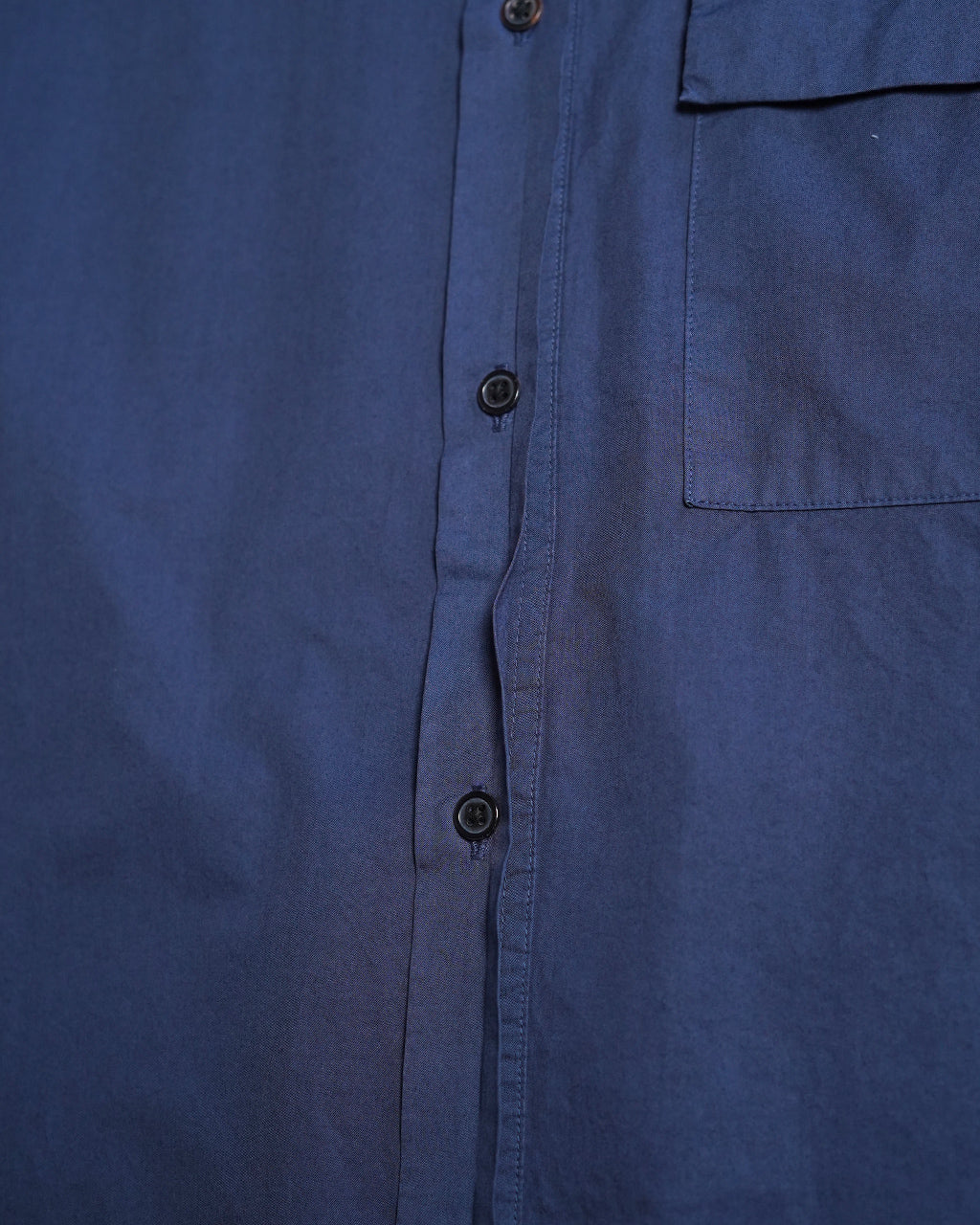 STILL BY HAND 스틸 바이 핸드 셔츠 오버사이즈 제품 염색 레귤러 칼라 SH01244【무료우송】