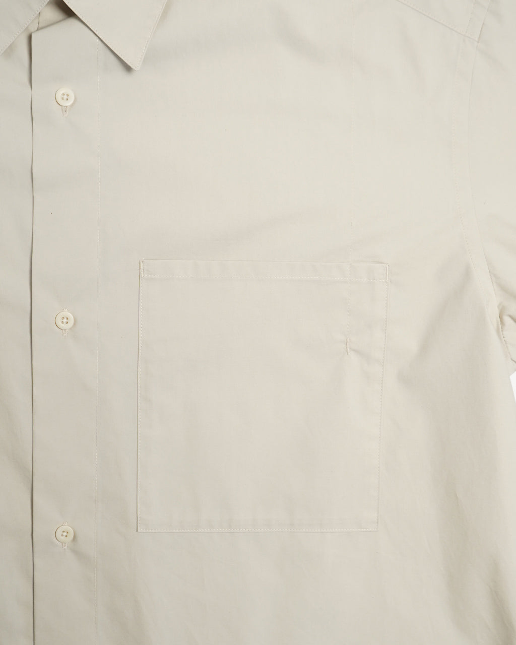 【SALE!20%OFF】シルク コットン 半袖シャツ Silk mixed shirt レギュラーカラー オーバーサイズ オーガニック超長綿 タイプライター生地 羽織 SH01251