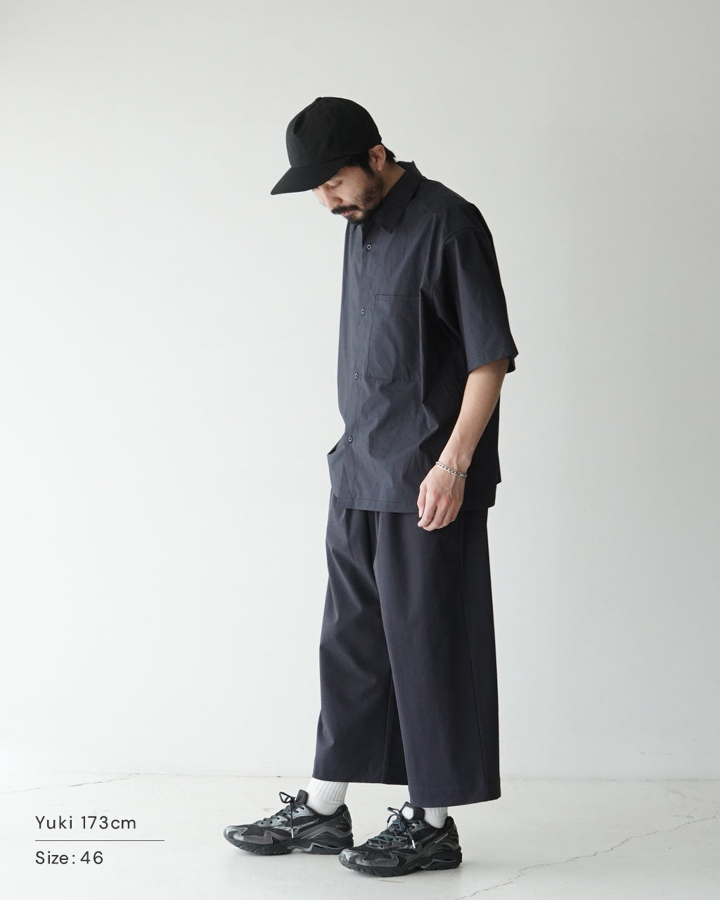 【SALE!20%OFF】シルク コットン 半袖シャツ Silk mixed shirt レギュラーカラー オーバーサイズ オーガニック超長綿 タイプライター生地 羽織 SH01251