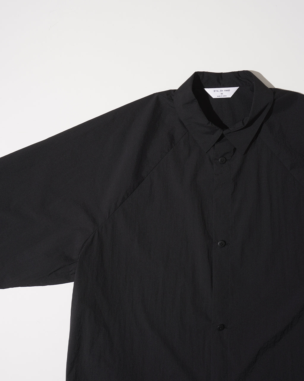 【SALE!20%OFF】変形ラグランスリーブ 半袖 シャツ ナイロン 軽量 セットアップ可 SH01252