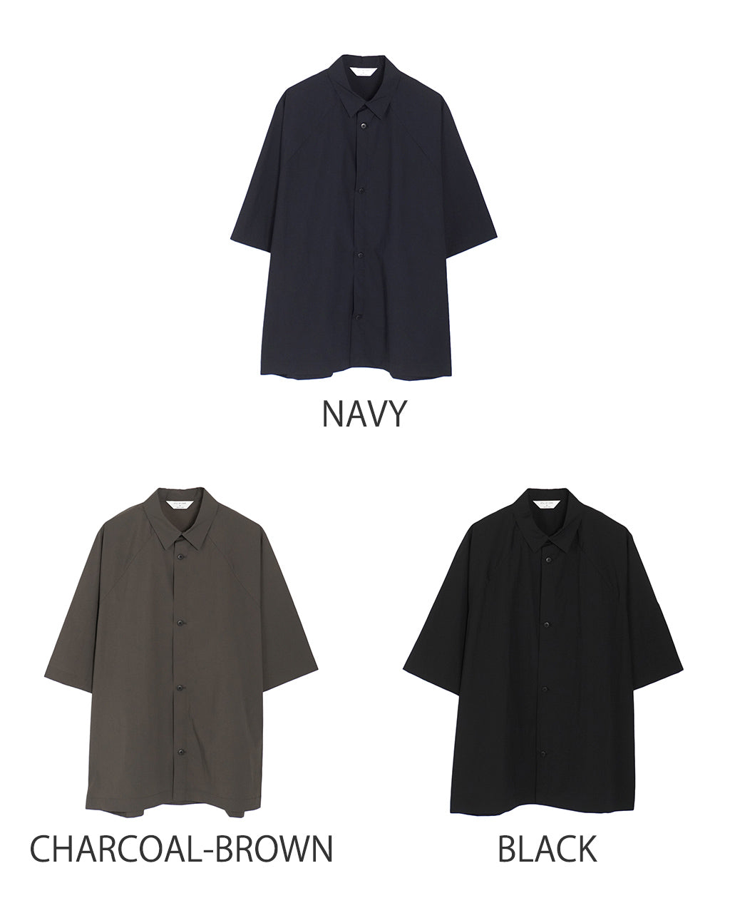 【SALE!20%OFF】変形ラグランスリーブ 半袖 シャツ ナイロン 軽量 セットアップ可 SH01252