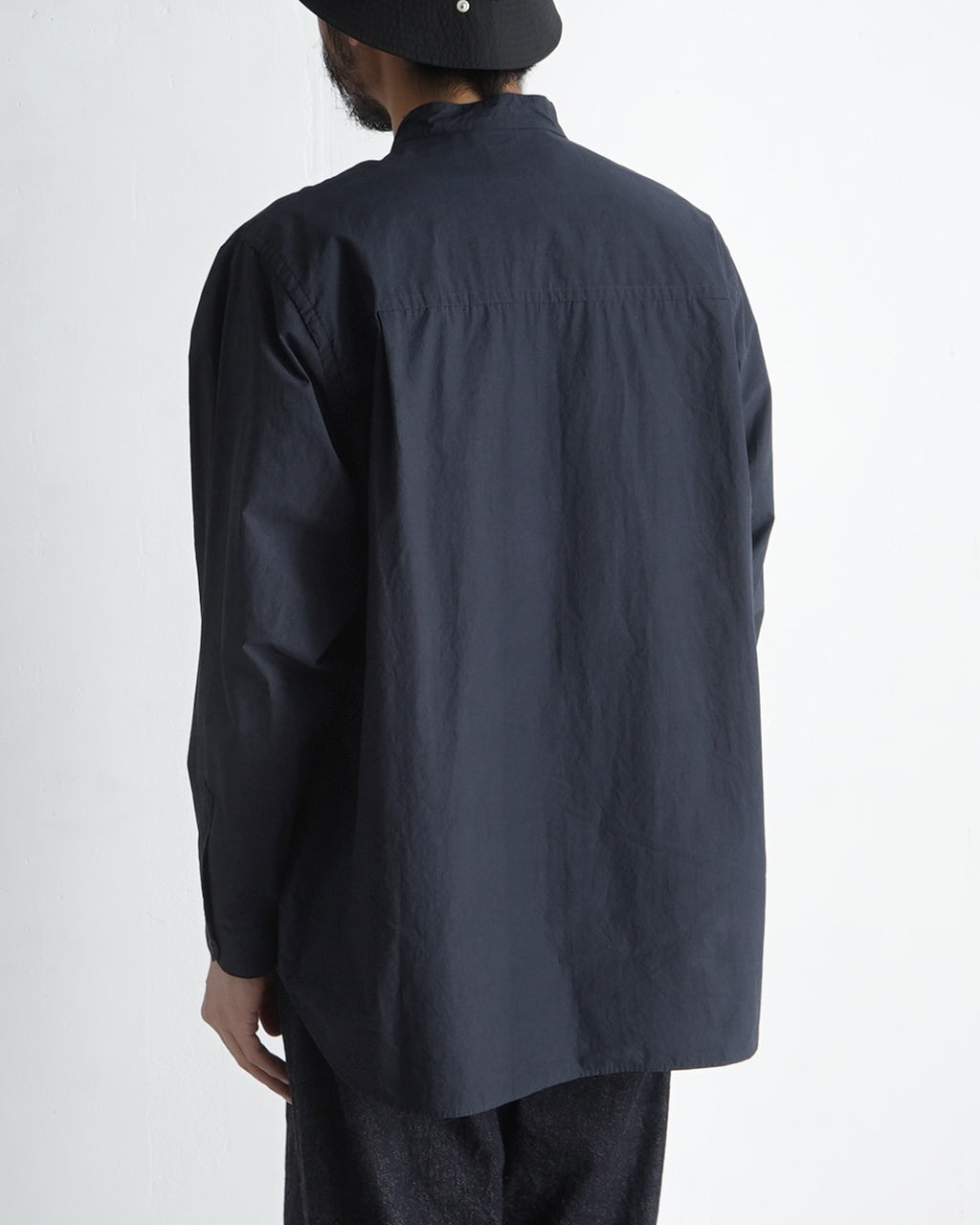 【SALE!30%OFF】リネンミックス バンドカラーシャツ LINEN MIXED BAND COLLAR SHIRT SH02251