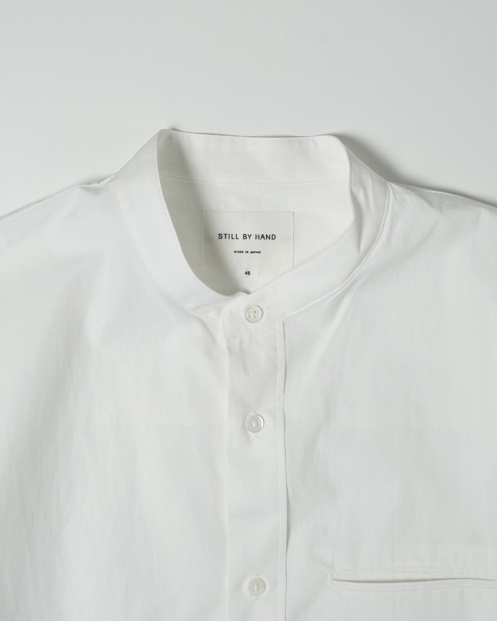 【SALE!30%OFF】リネンミックス バンドカラーシャツ LINEN MIXED BAND COLLAR SHIRT SH02251