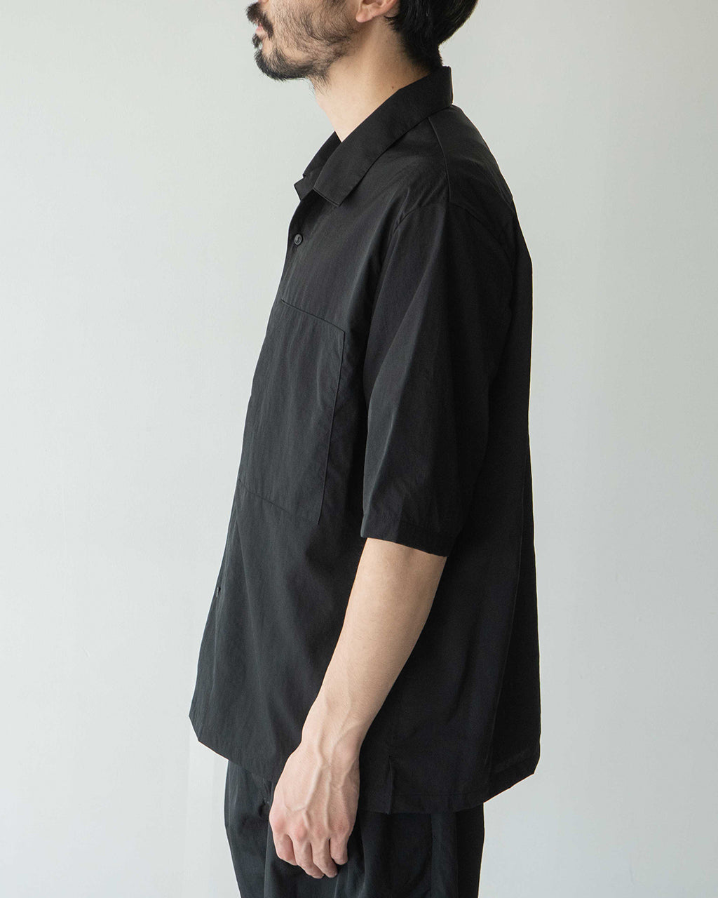 【SALE!20%OFF】オープンカラーシャツ 半袖 開襟 ミニマル ポケット SH02252