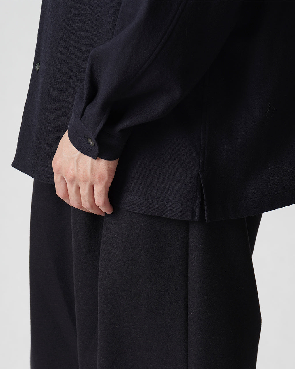 【アウトレット!30%OFF】フラット ボトム ウール シャツ FLAT BOTTOM WOOL SHIRT ボタンシャツ SH03243
