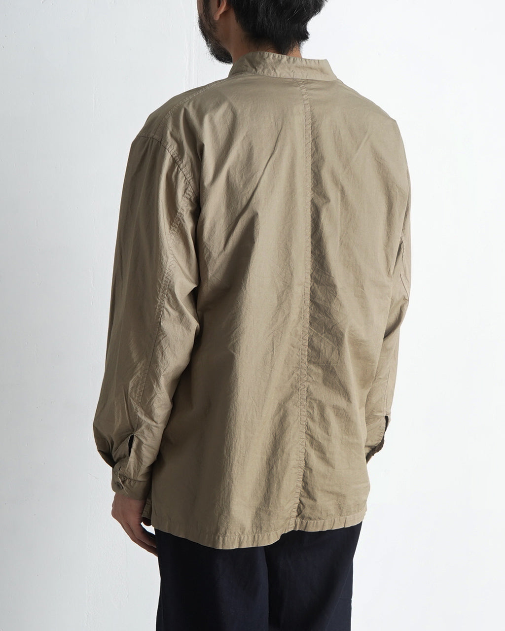 【SALE!30%OFF】スキッパーシャツ Garment-dye over shirt ガーメントダイ オーバーサイズ プルオーバー コットン 上質シャツ SH03251