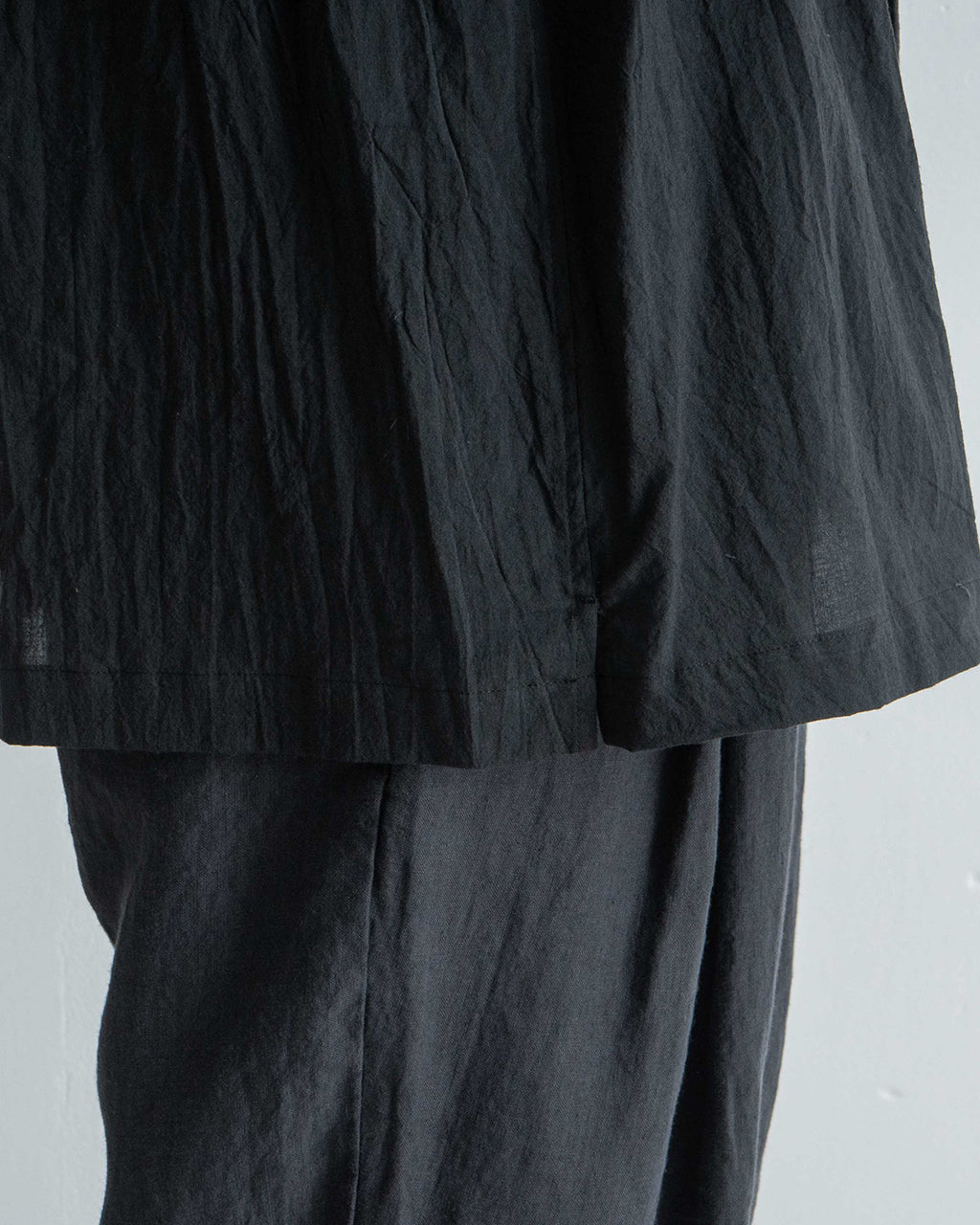 【SALE!30%OFF】オープンカラーシャツ 長袖 シャツ コットン シルク 開襟 SH04252